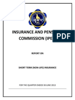 2013 Second Quarter - Short Term Insurance Report (2) (3)