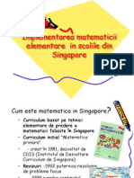 Matematica in Singapore