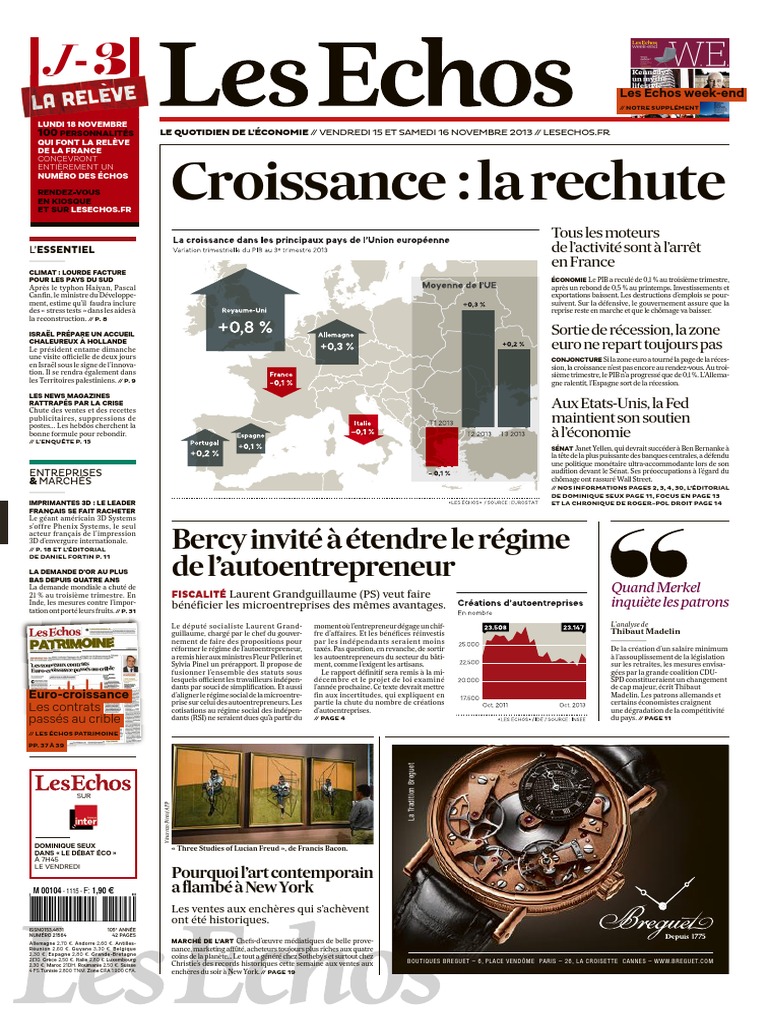 LesEchos 20131115 | PDF | Micro-entrepreneur | Petites entreprises et  entrepreneurs
