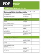 Application Form A Schools