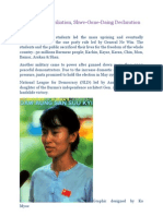 National Reconciliation, Shwe-Gone-Daing Declaration & 1990/2010