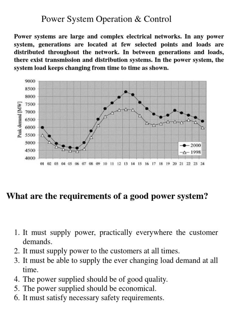 Power System Operation and Control PDF Electrical Grid Electric