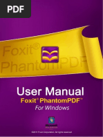 FoxitPhantomPDF50 Manual
