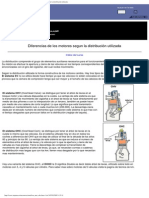 Diferencias de Los Motores Segun La Distribución Utilizada