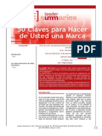 50 Claves para Hacer de Usted Una Marca-NOTA