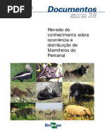 2002 - Rodrigues Et Al - Revisão Conhecimento Mamíferos Pantanal