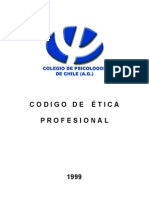 Código de Ética-Colegio de Psicólogos de Chile