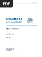 DiskBoss Major Features