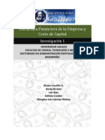 Estructura Financiera Empresa y Costo Capital PDF