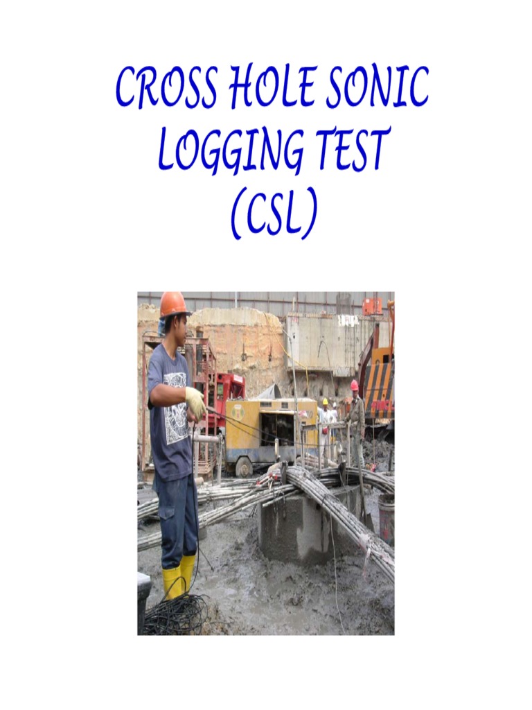 Crosshole Sonic Logging Test Overview | PDF | Attenuation | Deep Foundation
