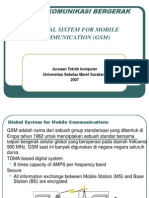 Sistem Telekomunikasi Bergerak