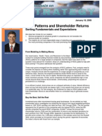 ROIC Patterns and Shareholder Returns - Sorting Fundamentals and Expectations