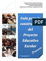 Guía para La Construccion Del PEE-PRIMARIA 2014-2015