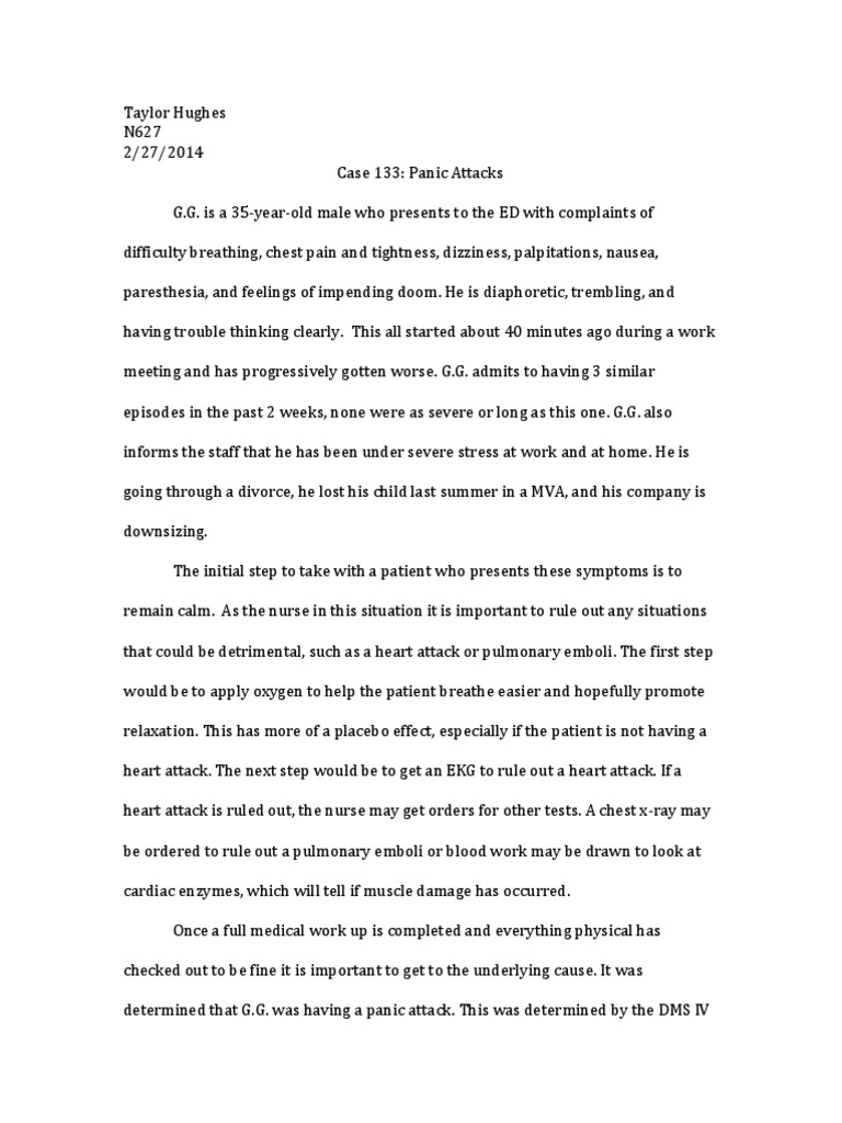 Agoraphobia case study picture