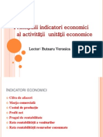 indicatorii economici