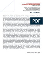 Estandares Internacionales Un Cambio de Mentalidad Profesional