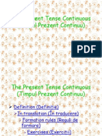 The Present Tense Continuous