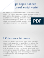 Verftips Top 5 Dat Een Professioneel Je Niet Vertelt