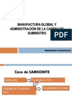 8. Manufactura Global y SCM