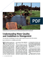 Understanding Water Quality and Guidelines To Management