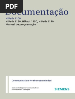 Programação Siemens Manual HP 1120 1150 1190