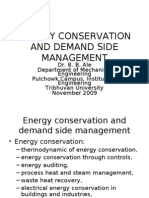 Energy Conservation and Demand Side Management