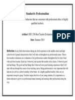 professional portfolio standard 6 artifact edu256 host teacher evaluations