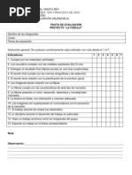 Pauta de Evaluación Proyecto de La Fábula