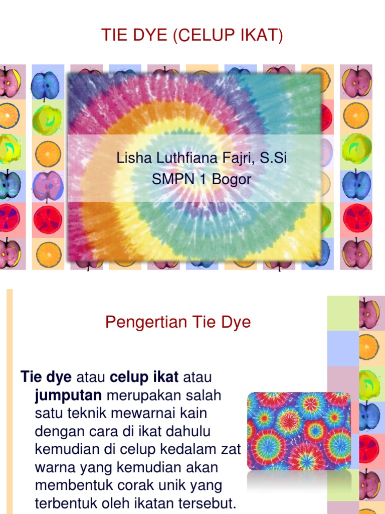 Tie Dye Celup Ikat