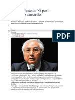 Manuel Castells - o Povo Não Vai Parar de Protestar