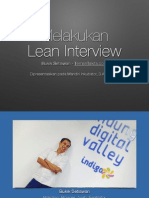 Melakukan Lean Interview