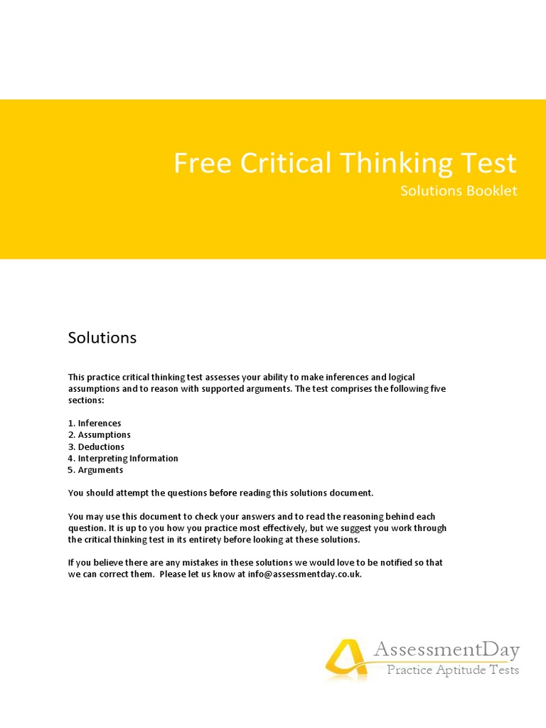 Watson glaser 2020 answers image