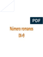 Números Romanos 9