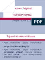 KONSEP EKonomi Regional