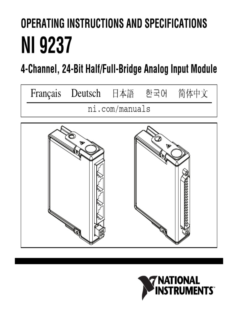 Operating Instructions and Specifications: Deutsch Français | PDF ...