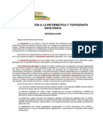 Introducción A La Informática Y Topografía Geológica: Introduccion