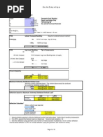 Single Angle Design Manual Spreadsheets