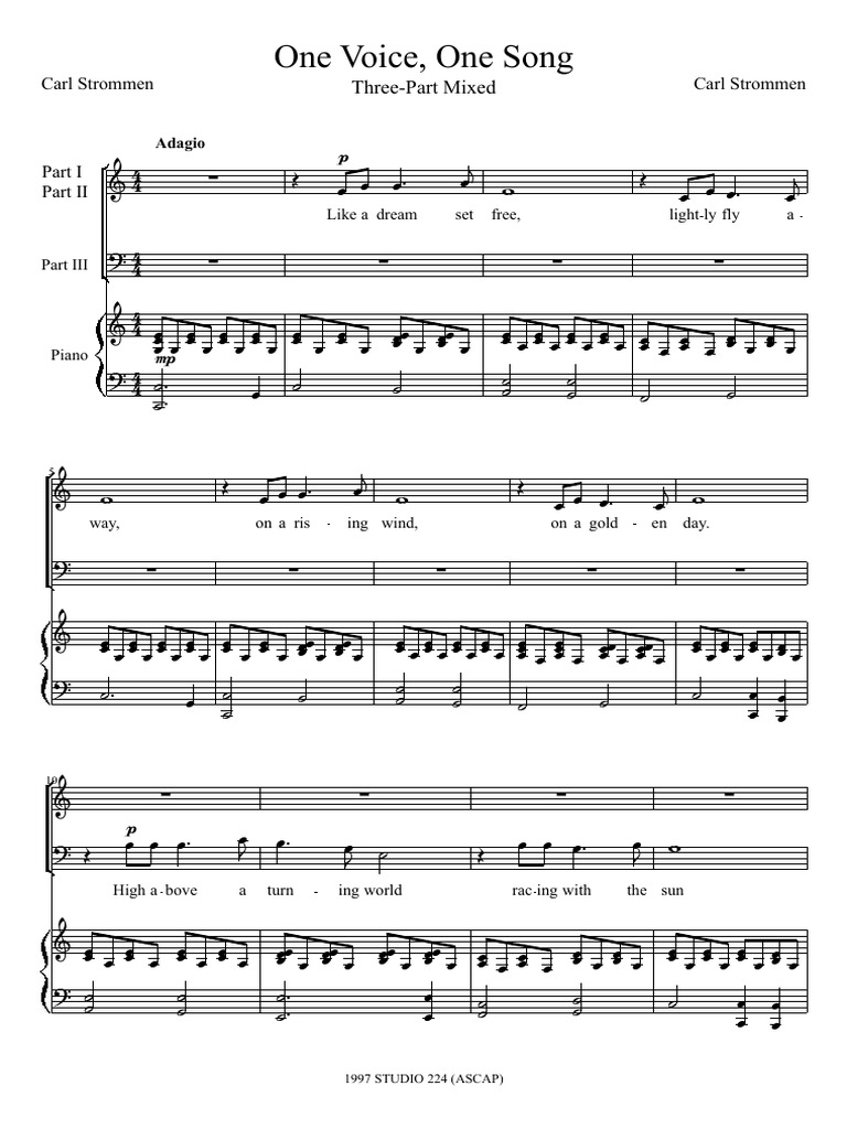 One Voice, One Song | PDF