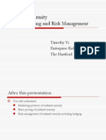 Indexed Annuity Product Pricing and Risk Management