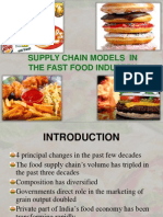 Supply Chain Models in The Fast Food Industry