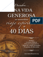 40 Day Spanish Edition 131101102721 Phpapp01 40 Dias de Generosidad