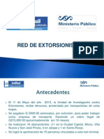 Red de extorsionistas desmantelada