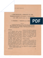 A Spectroscopic Approach To The Pharmacognosy of Wedelia Calendulacea and Eclipta Alba