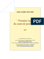 Cours de Poetique