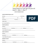 contact information form-