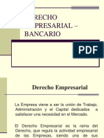 Derecho Empresarial –Bancario