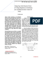 Simultaneous Voltage Sag, Swell, Reactive Power Compensation and Voltage Regulation in Distribution System With Series and Shunt Inverters Control of UPQC