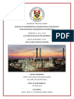 Petroleum Assignment - UOP Q-Max Cumene Process (FULL)