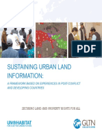 Sustaining Urban Land Information