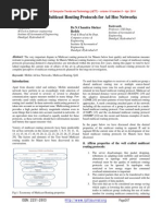 Tree Based Multicast Routing Protocols For Ad Hoc Networks